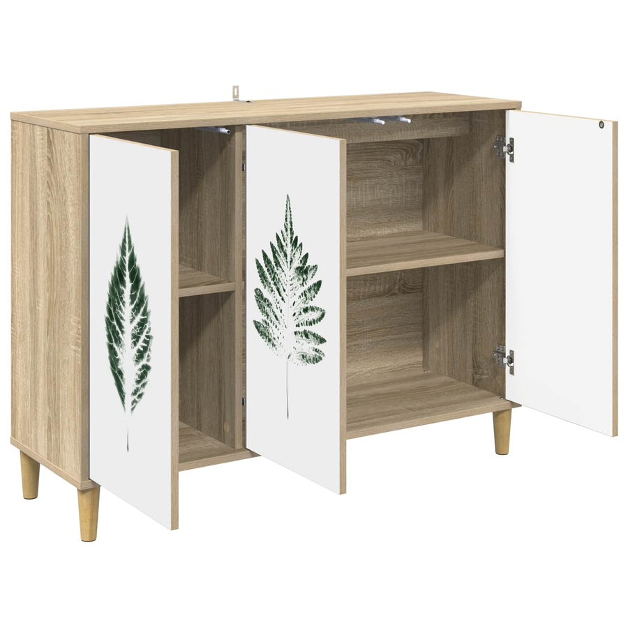 Dressoir HANAU Sonoma 102 x 33 x 75 cm Bewerkt hout