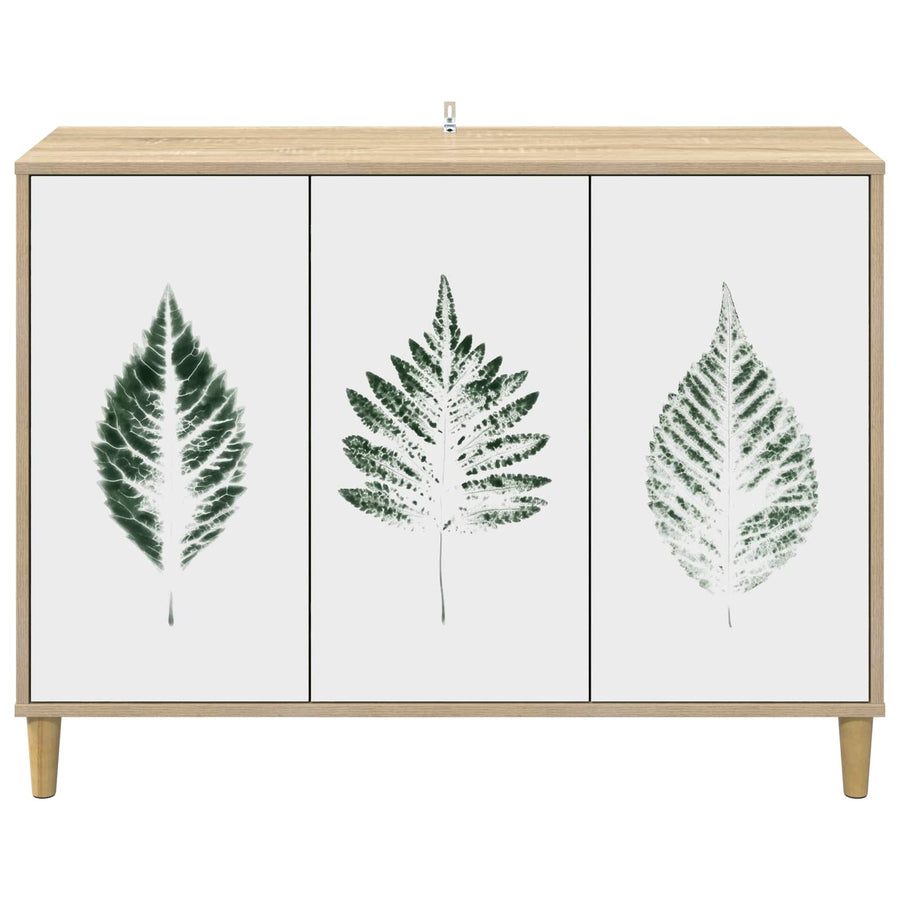 Dressoir HANAU Sonoma 102 x 33 x 75 cm Bewerkt hout