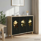 Dressoir BREMEN Sonoma 102 x 33 x 75 cm Bewerkt hout