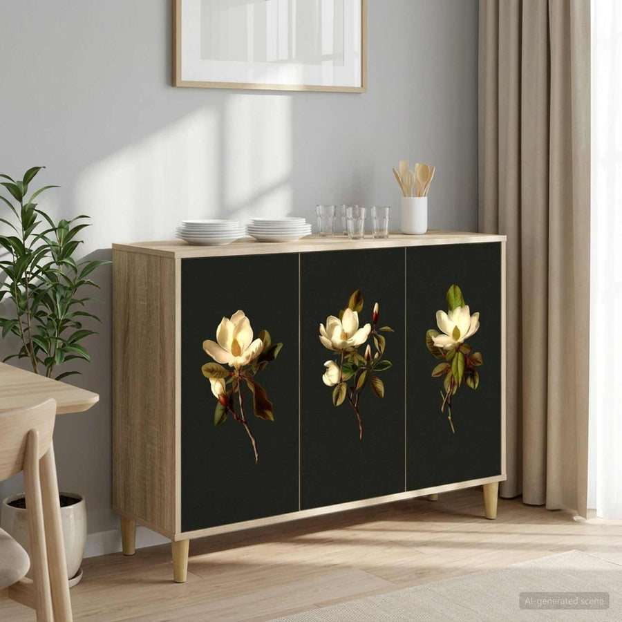 Dressoir BREMEN Sonoma 102 x 33 x 75 cm Bewerkt hout