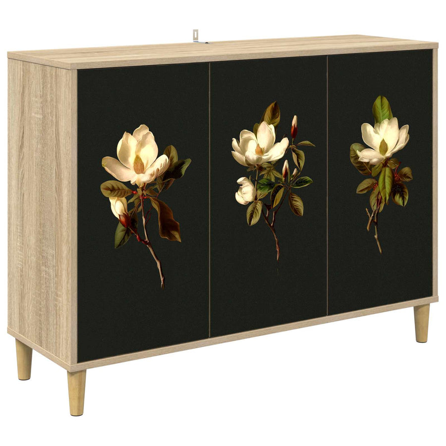 Dressoir BREMEN Sonoma 102 x 33 x 75 cm Bewerkt hout