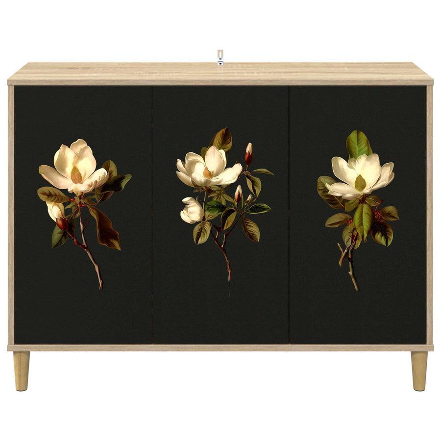 Dressoir BREMEN Sonoma 102 x 33 x 75 cm Bewerkt hout
