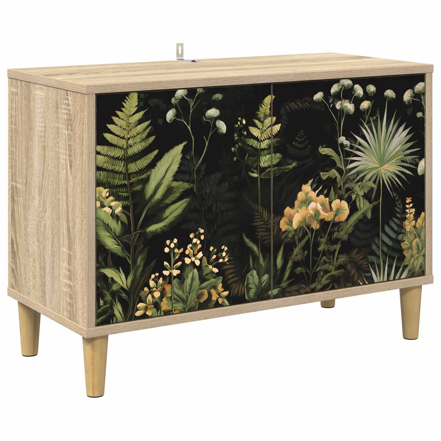 Tv-meubel RHENEN 69 x 33 x 50 cm Sonoma Bewerkt hout