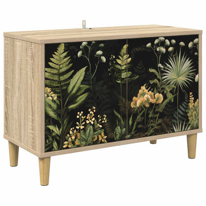 Tv-meubel RHENEN 69 x 33 x 50 cm Sonoma Bewerkt hout