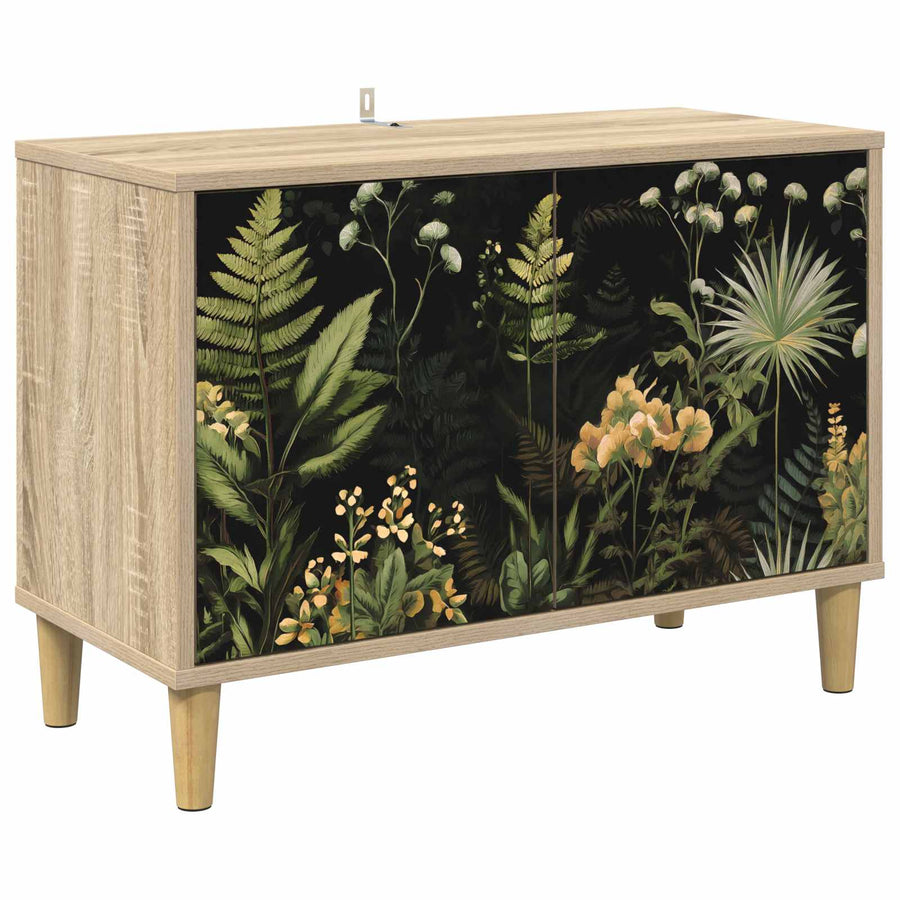 Tv-meubel RHENEN 69 x 33 x 50 cm Sonoma Bewerkt hout