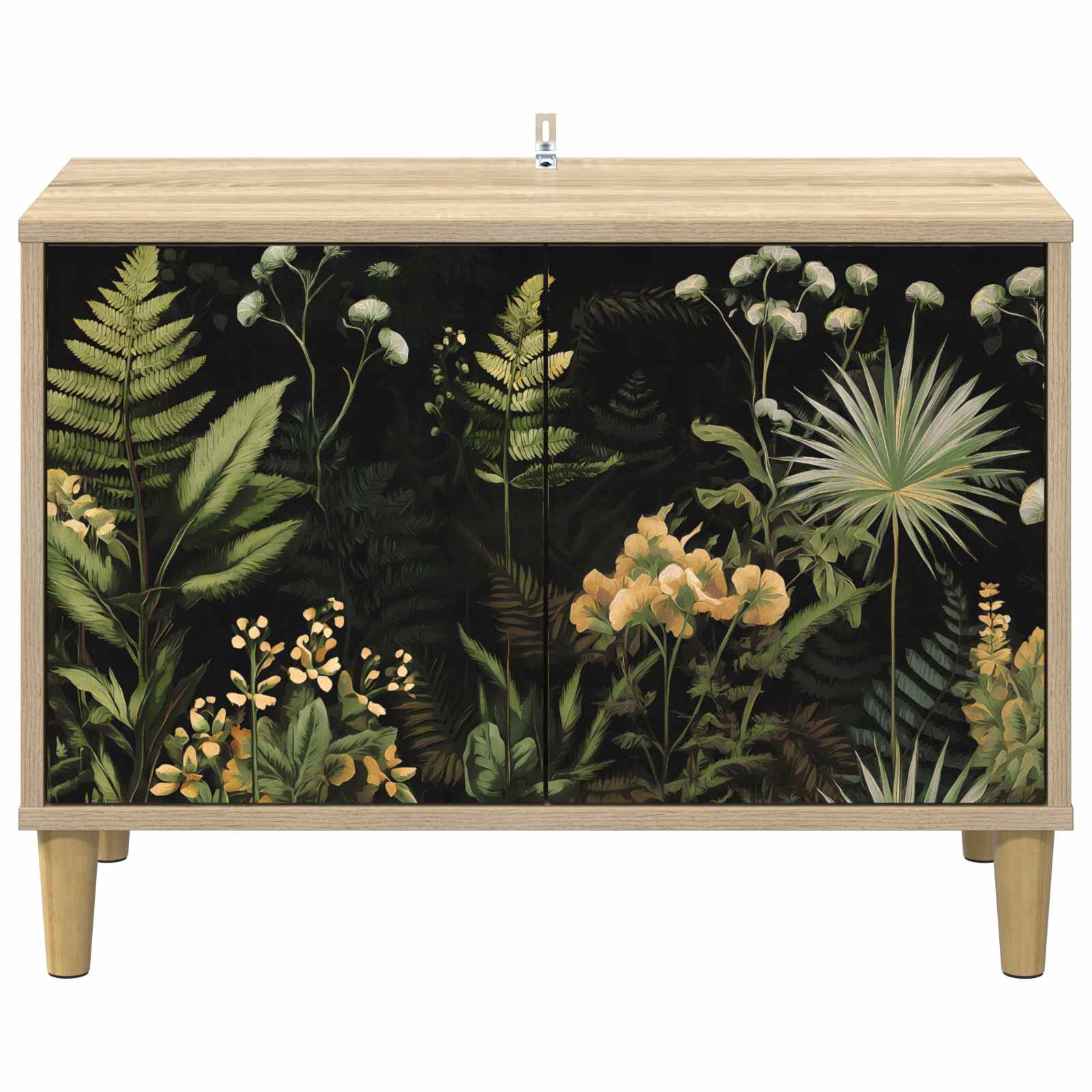 Tv-meubel RHENEN 69 x 33 x 50 cm Sonoma Bewerkt hout