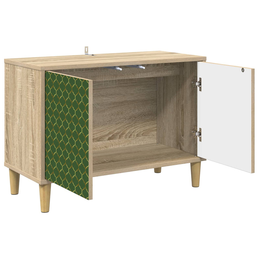 Tv-meubel GELEEN 69 x 33 x 50 cm Sonoma Bewerkt hout