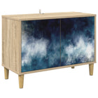 Tv-meubel RAALTE 69 x 33 x 50 cm Sonoma Bewerkt hout