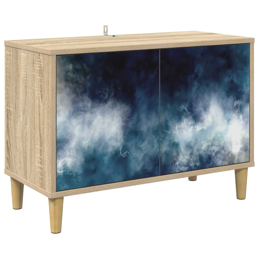 Tv-meubel RAALTE 69 x 33 x 50 cm Sonoma Bewerkt hout