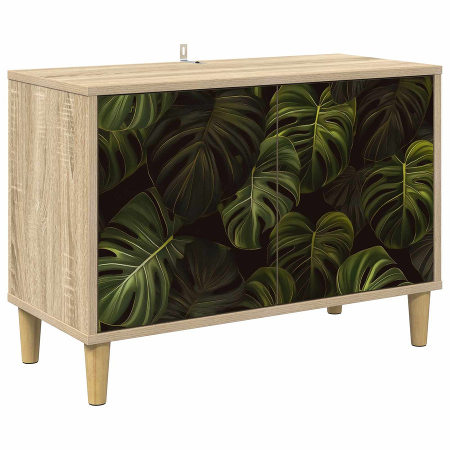 Tv-meubel ELBURG 69 x 33 x 50 cm Sonoma Bewerkt hout