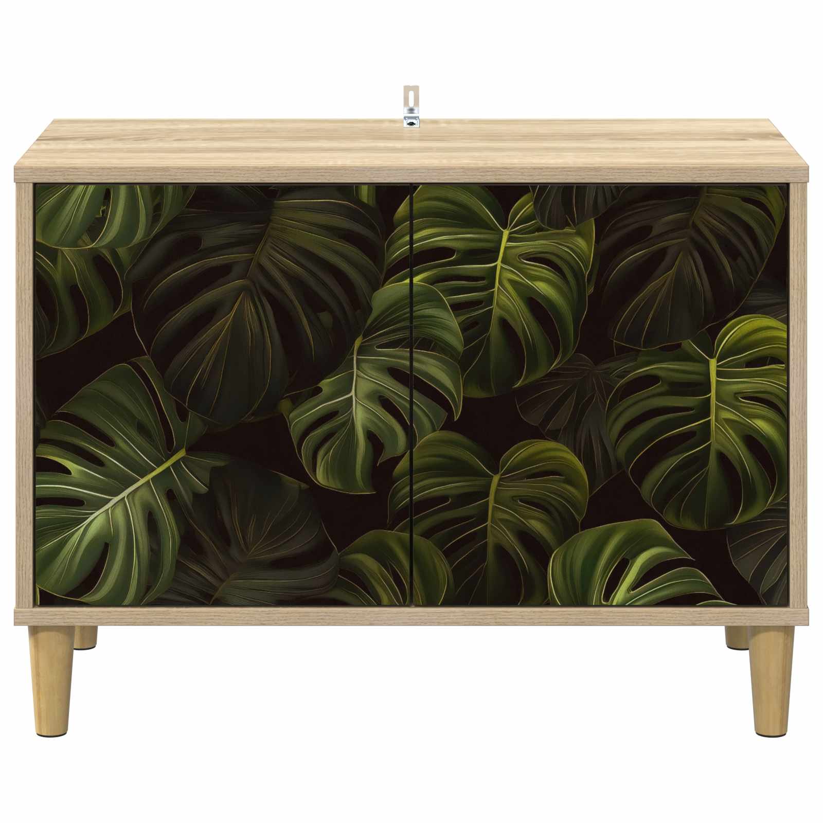 Tv-meubel ELBURG 69 x 33 x 50 cm Sonoma Bewerkt hout