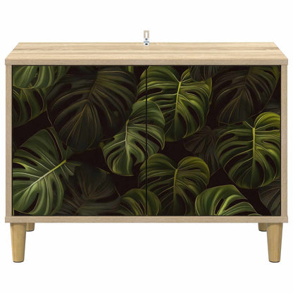 Tv-meubel ELBURG 69 x 33 x 50 cm Sonoma Bewerkt hout