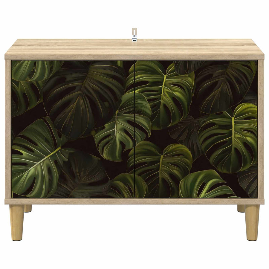 Tv-meubel ELBURG 69 x 33 x 50 cm Sonoma Bewerkt hout