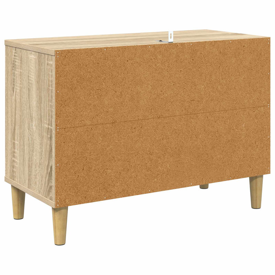 Tv-meubel WIJHE 69 x 33 x 50 cm Sonoma Bewerkt hout