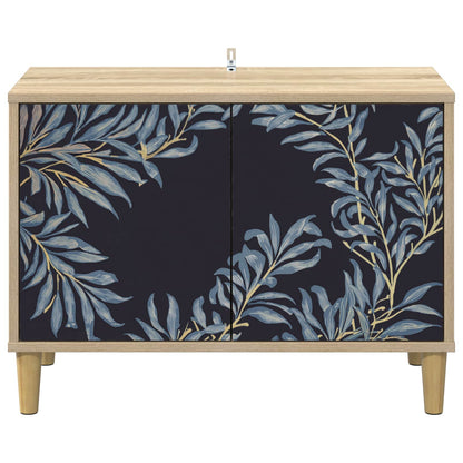Tv-meubel DOKKUM 69 x 33 x 50 cm Sonoma Bewerkt hout