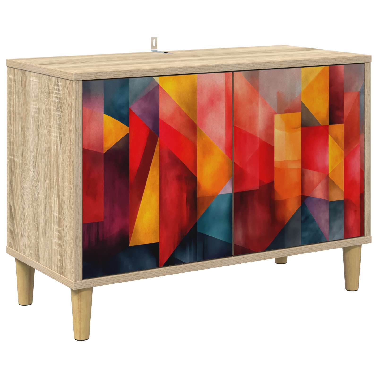 Tv-meubel HEESCH 69 x 33 x 50 cm Sonoma Bewerkt hout