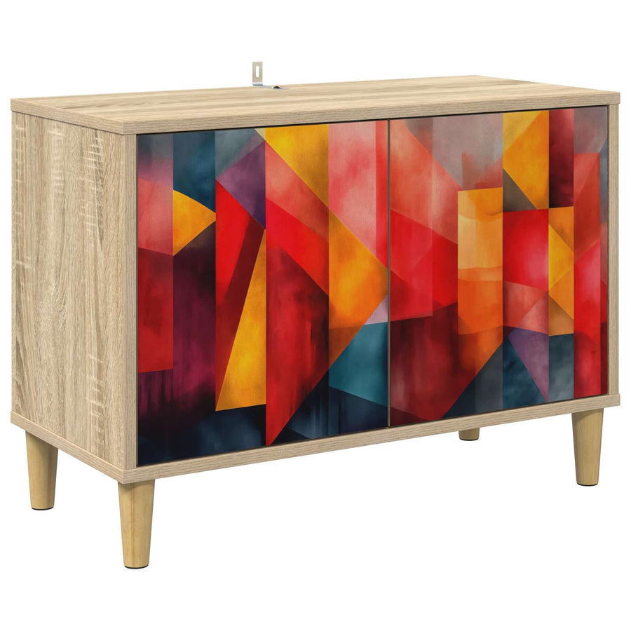 Tv-meubel HEESCH 69 x 33 x 50 cm Sonoma Bewerkt hout