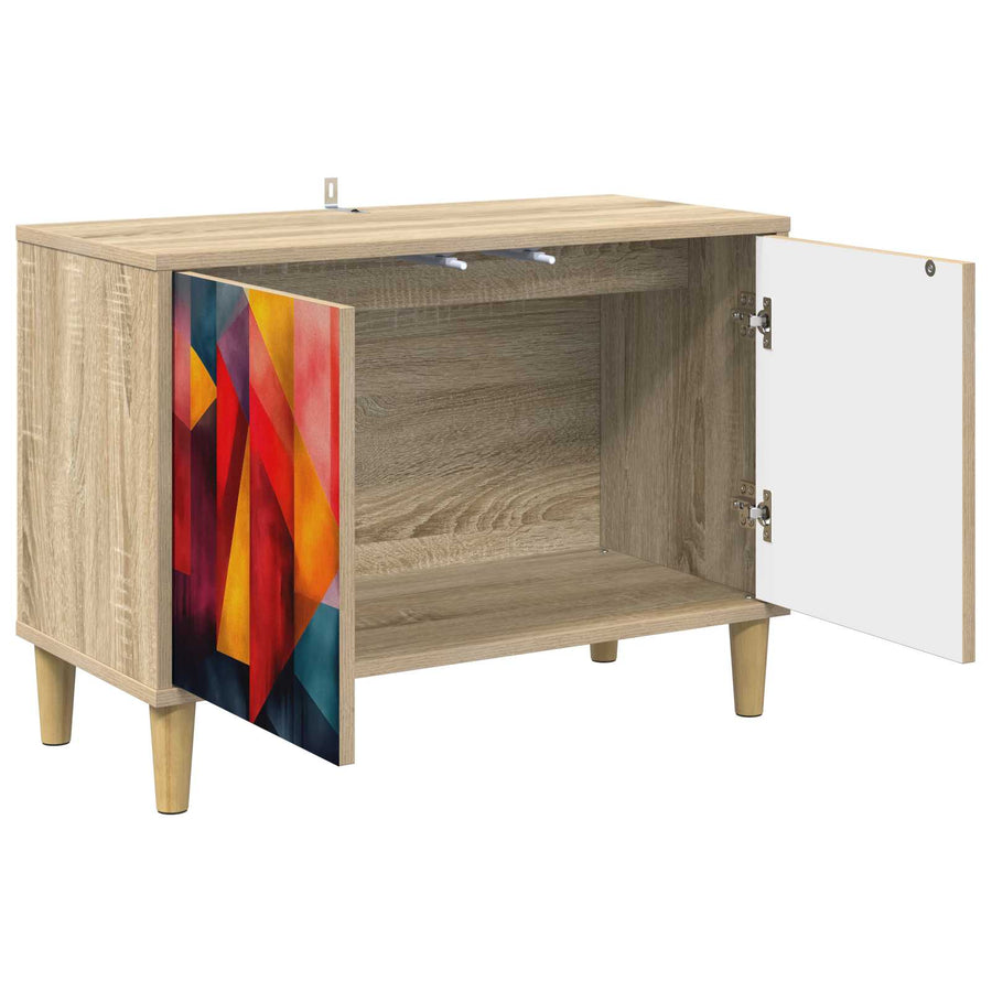 Tv-meubel HEESCH 69 x 33 x 50 cm Sonoma Bewerkt hout