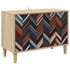 Tv-meubel OMMEN 69 x 33 x 50 cm Sonoma Bewerkt hout