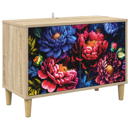 Tv-meubel KIEL 69 x 33 x 50 cm Sonoma Bewerkt hout