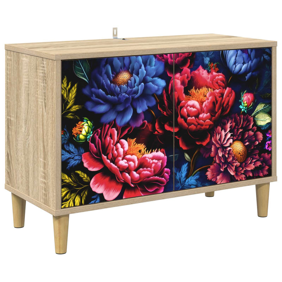 Tv-meubel KIEL 69 x 33 x 50 cm Sonoma Bewerkt hout