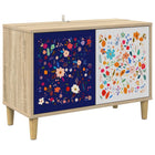 Tv-meubel MAINZ 69 x 33 x 50 cm Sonoma Bewerkt hout