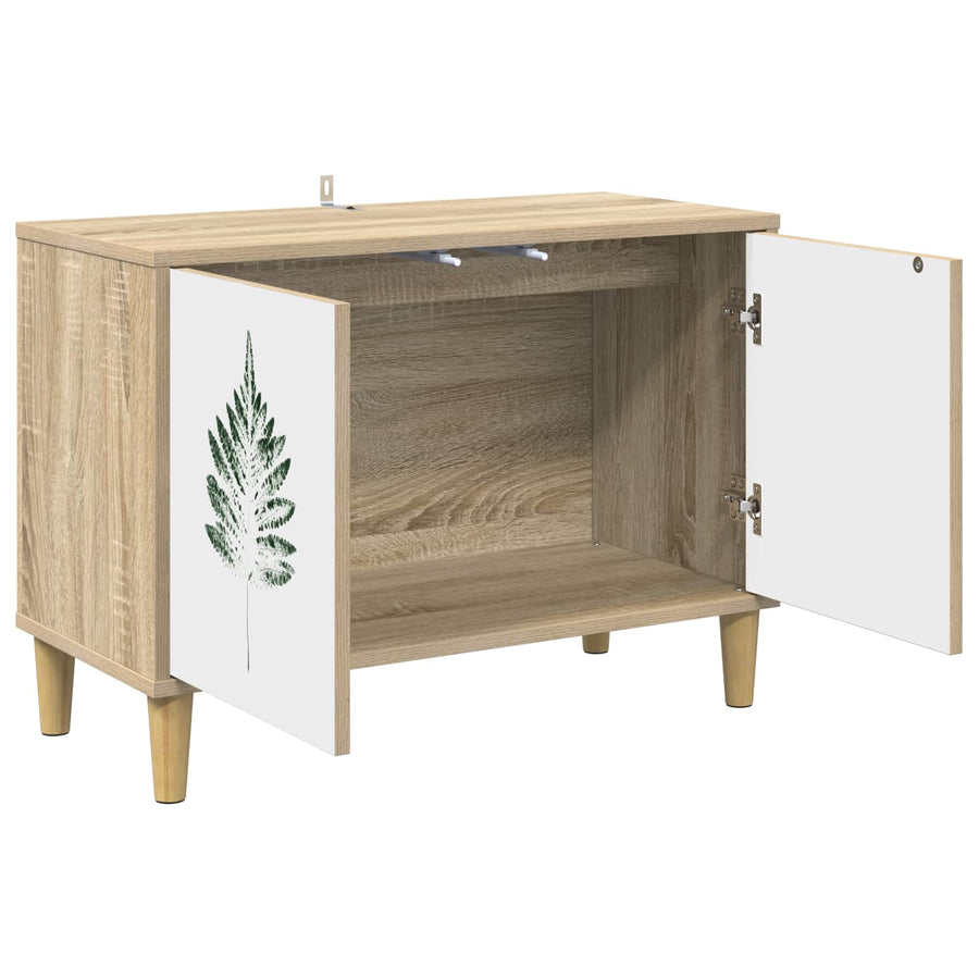 Tv-meubel HANAU 69 x 33 x 50 cm Sonoma Bewerkt hout