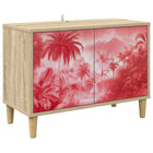 Tv-meubel AACHEN 69 x 33 x 50 cm Sonoma Bewerkt hout
