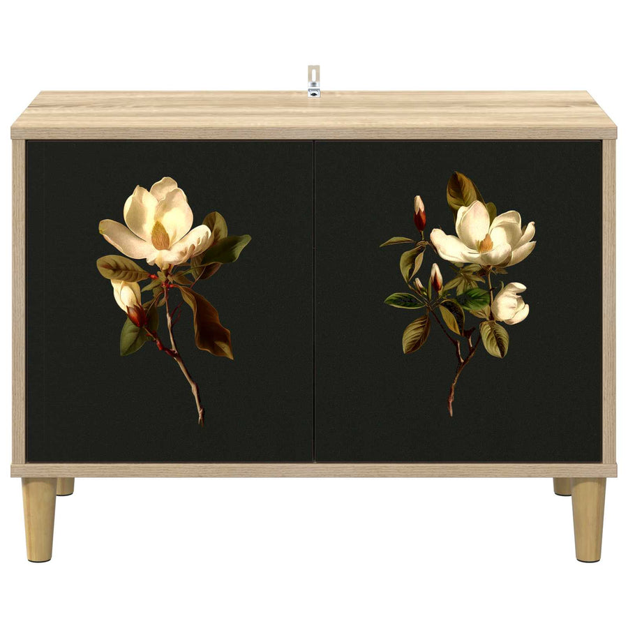 Tv-meubel BREMEN 69 x 33 x 50 cm Sonoma Bewerkt hout
