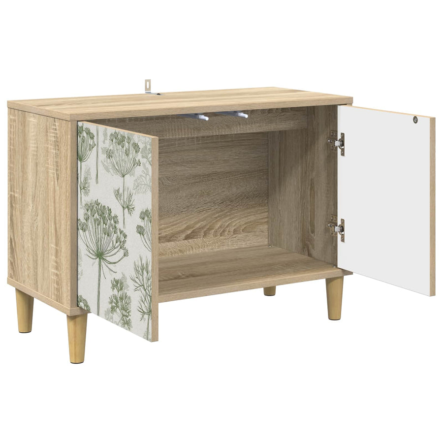 Tv-meubel GOTHA 69 x 33 x 50 cm Sonoma Bewerkt hout