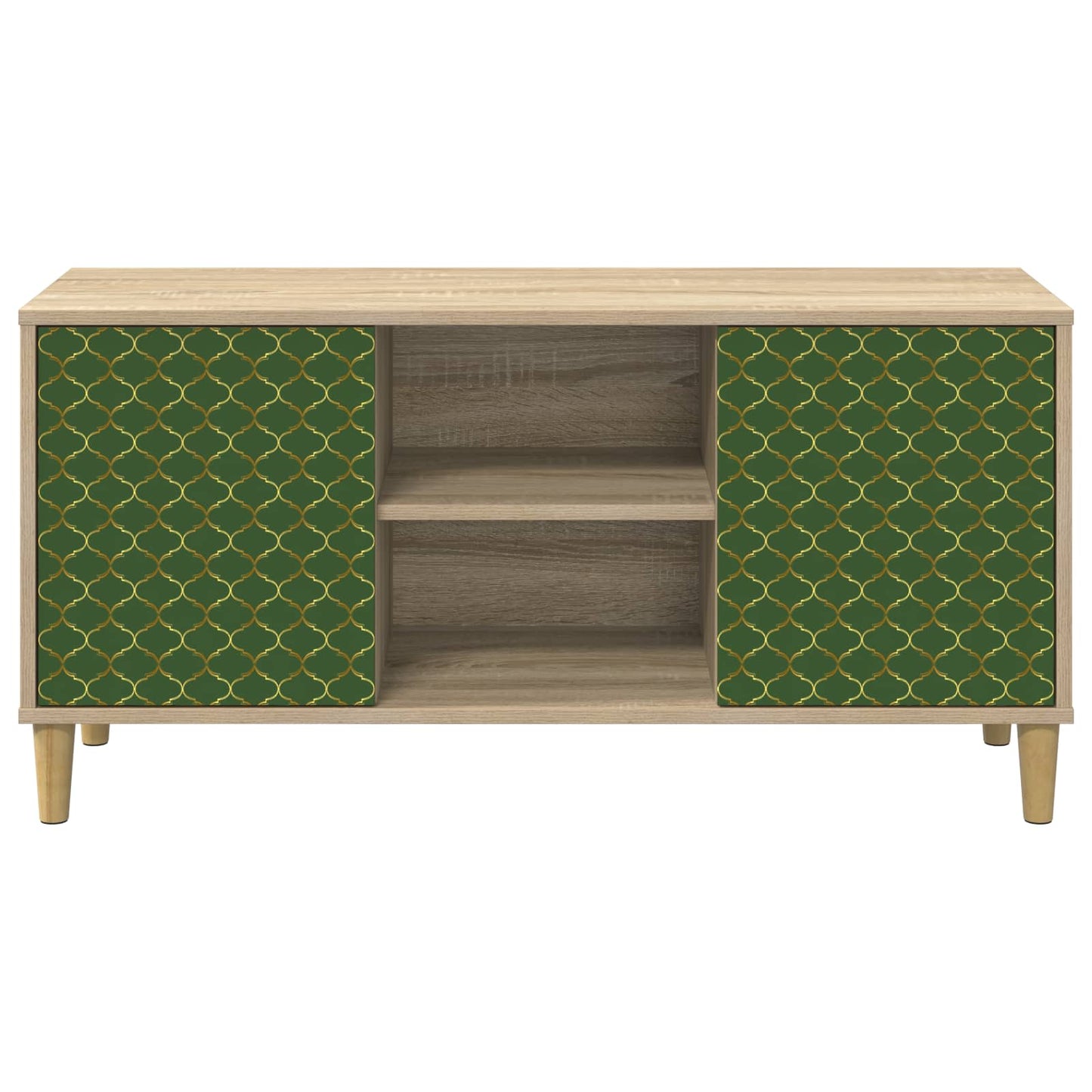Tv-meubel GELEEN 102 x 33 x 50 cm Sonoma Bewerkt hout