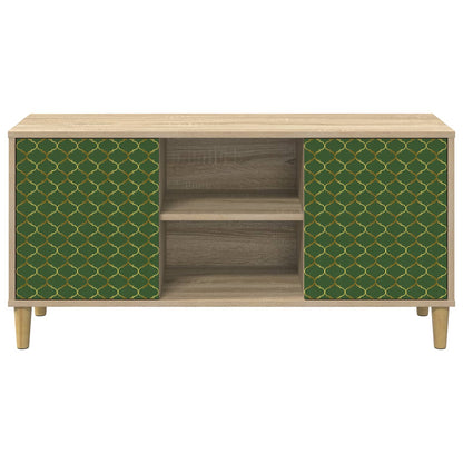 Tv-meubel GELEEN 102 x 33 x 50 cm Sonoma Bewerkt hout