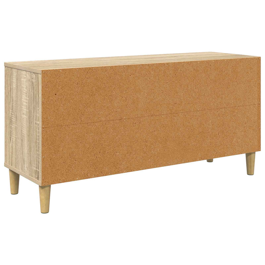 Tv-meubel BREMEN 102 x 33 x 50 cm Sonoma Bewerkt hout