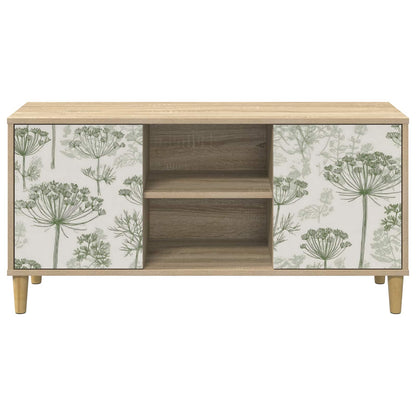 Tv-meubel GOTHA 102 x 33 x 50 cm Sonoma Bewerkt hout