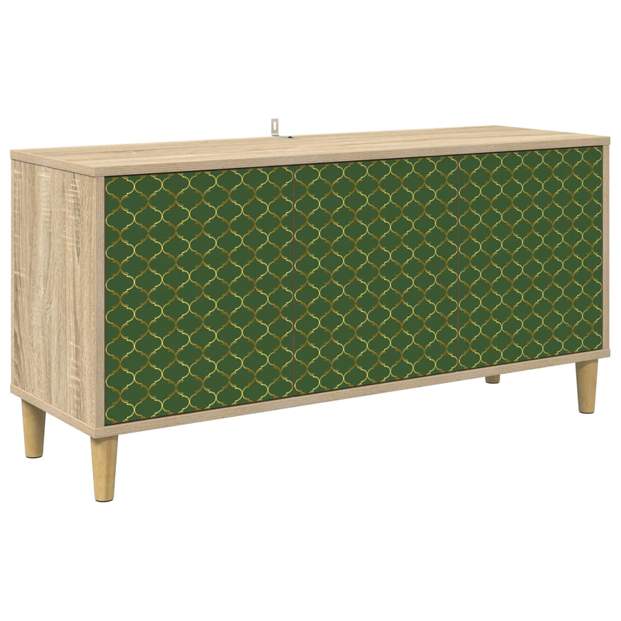 Tv-meubel GELEEN 102 x 33 x 50 cm Sonoma Bewerkt hout