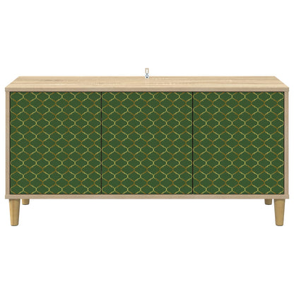 Tv-meubel GELEEN 102 x 33 x 50 cm Sonoma Bewerkt hout