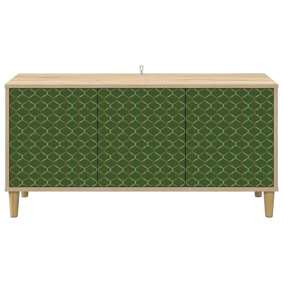 Tv-meubel GELEEN 102 x 33 x 50 cm Sonoma Bewerkt hout