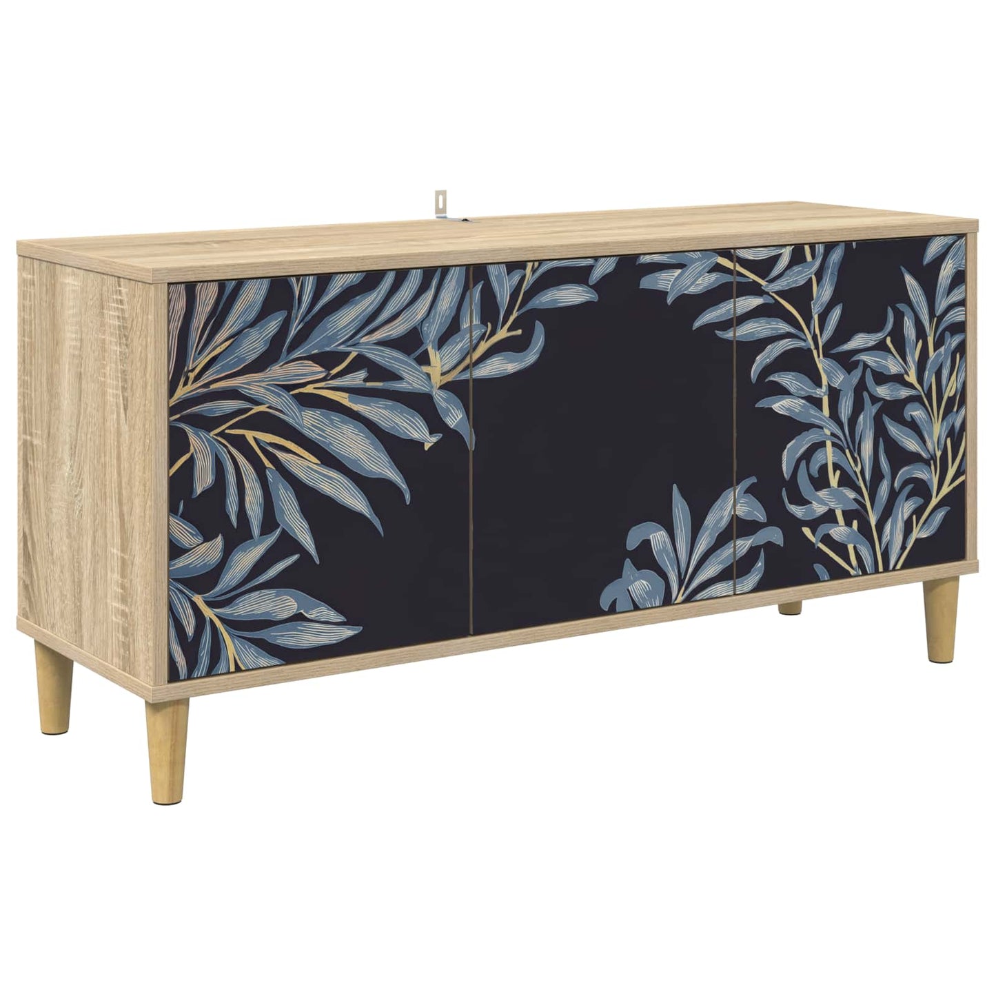 Tv-meubel DOKKUM 102 x 33 x 50 cm Sonoma Bewerkt hout