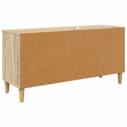Tv-meubel ZAANDAM 102 x 33 x 50 cm Sonoma Bewerkt hout