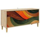 Tv-meubel BONN 102 x 33 x 50 cm Sonoma Bewerkt hout