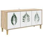 Tv-meubel HANAU 102 x 33 x 50 cm Sonoma Bewerkt hout