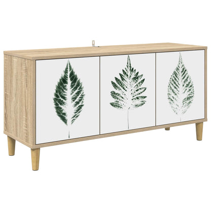 Tv-meubel HANAU 102 x 33 x 50 cm Sonoma Bewerkt hout