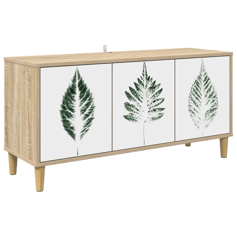 Tv-meubel HANAU 102 x 33 x 50 cm Sonoma Bewerkt hout