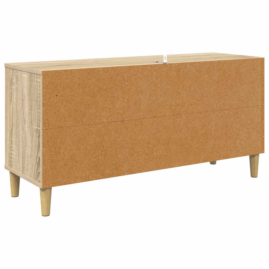Tv-meubel HANAU 102 x 33 x 50 cm Sonoma Bewerkt hout