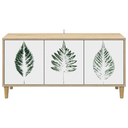 Tv-meubel HANAU 102 x 33 x 50 cm Sonoma Bewerkt hout
