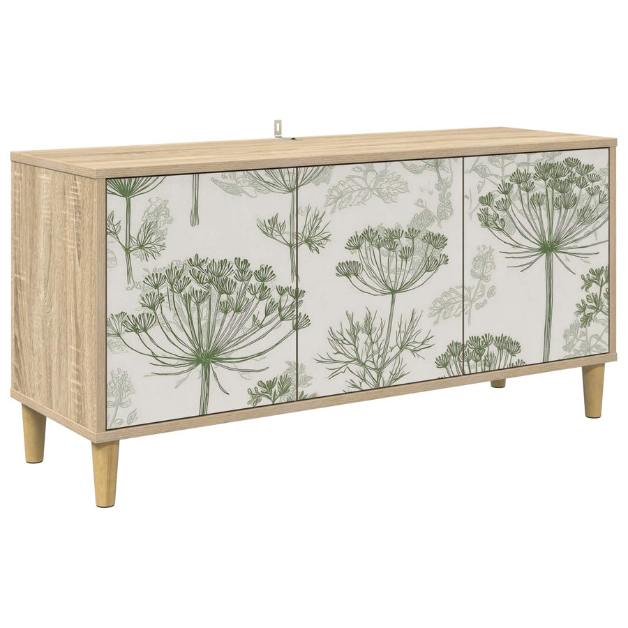 Tv-meubel GOTHA 102 x 33 x 50 cm Sonoma Bewerkt hout