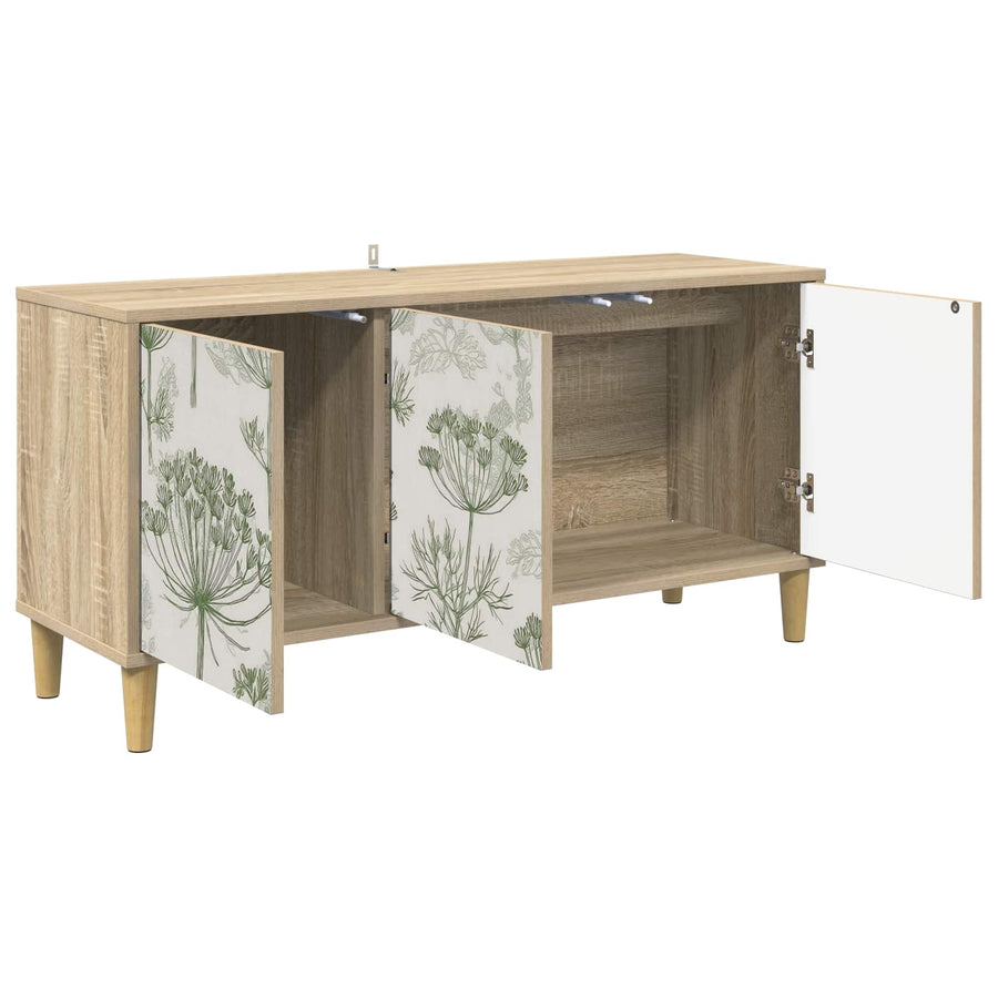Tv-meubel GOTHA 102 x 33 x 50 cm Sonoma Bewerkt hout