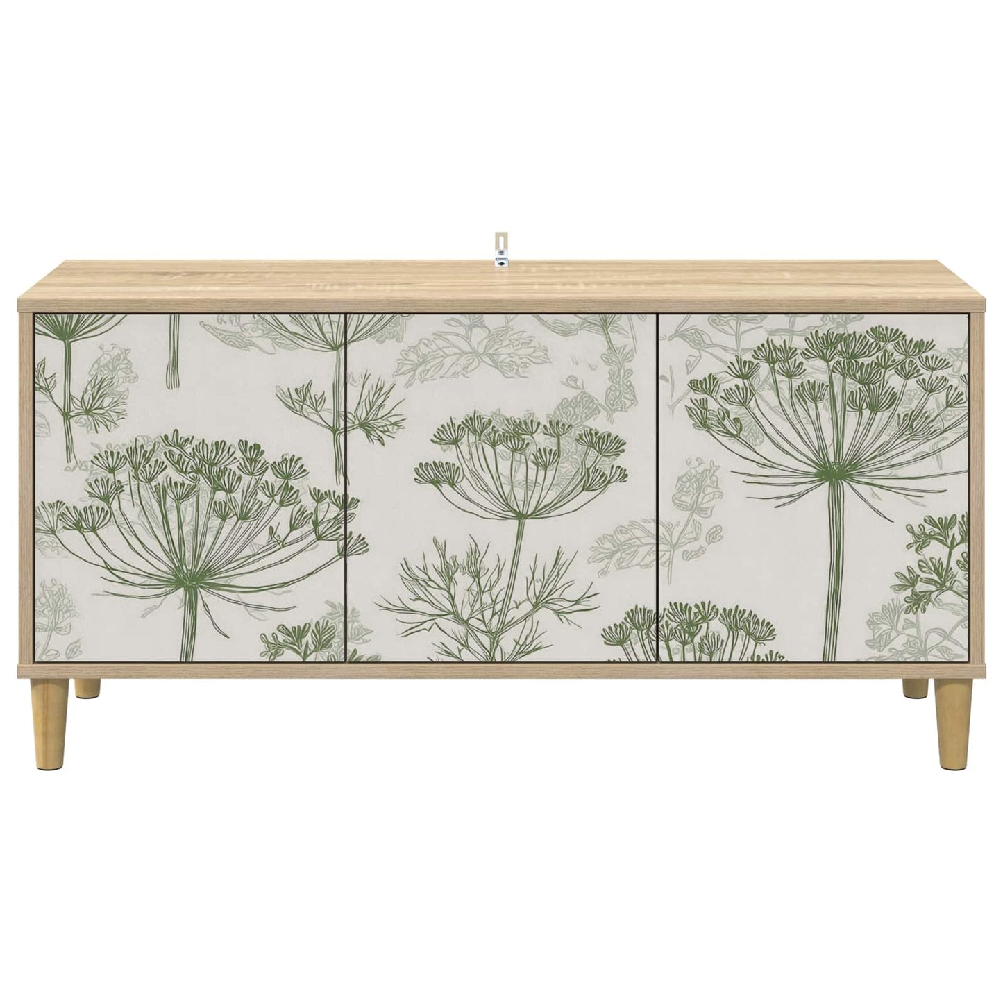 Tv-meubel GOTHA 102 x 33 x 50 cm Sonoma Bewerkt hout