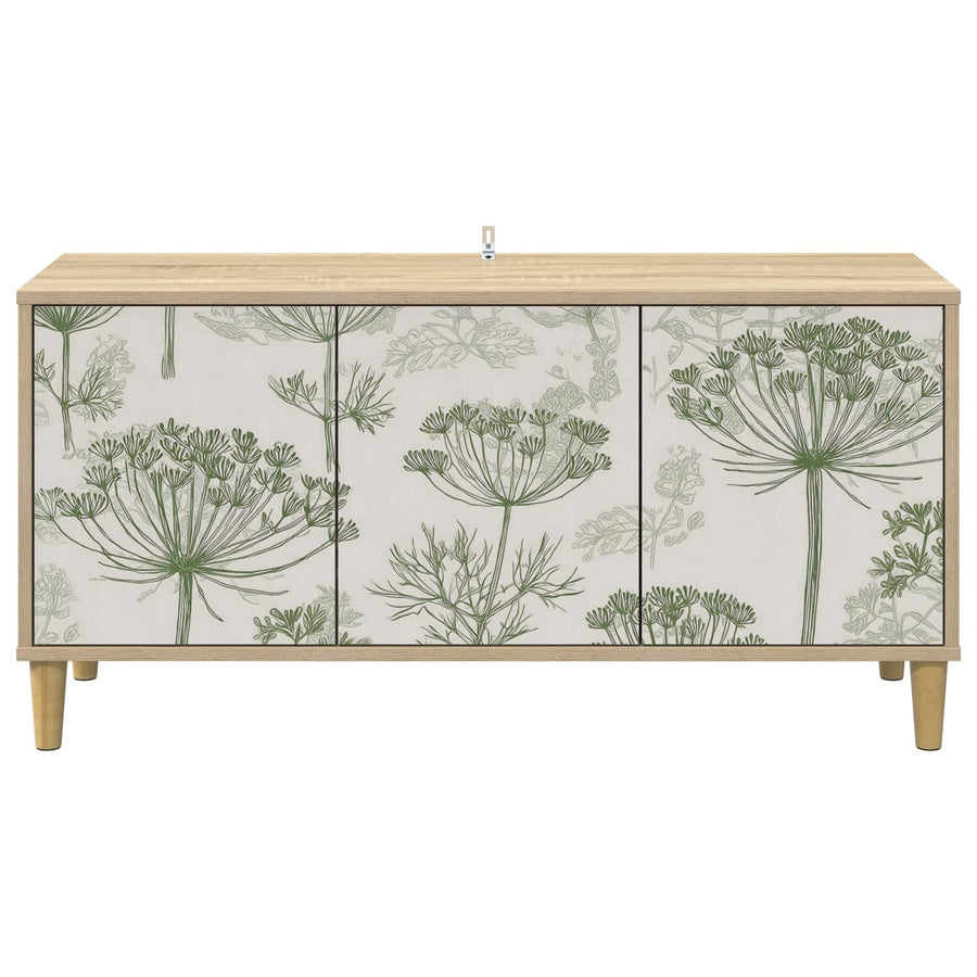 Tv-meubel GOTHA 102 x 33 x 50 cm Sonoma Bewerkt hout