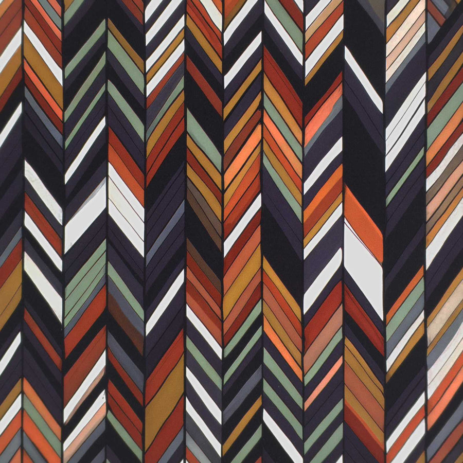 Tv-meubel OMMEN 102 x 33 x 51 cm Zwart eiken Bewerkt hout